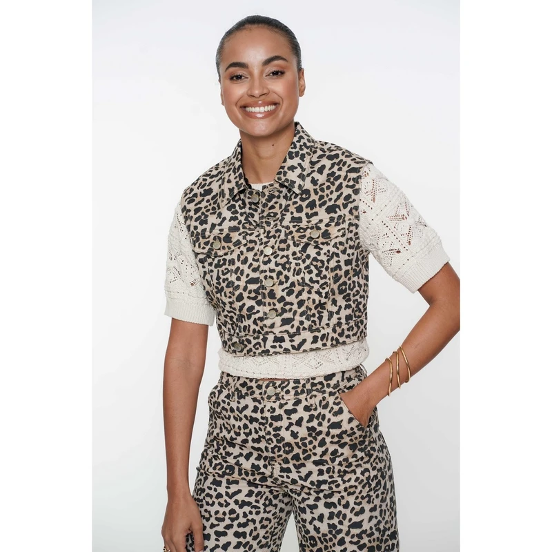 Dames Gilet 55027-10 Geisha ZAND