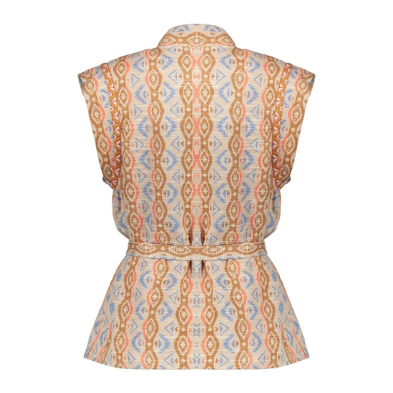 Dames Gilet 55122-20 Geisha ZAND