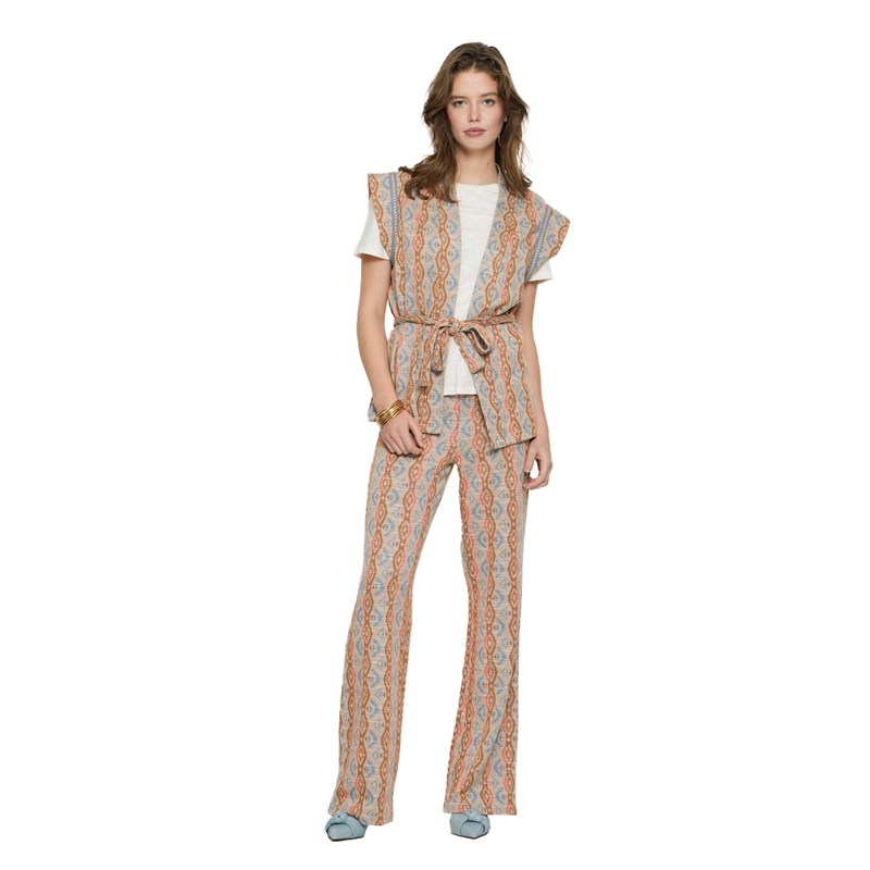 Dames Gilet 55122-20 Geisha ZAND