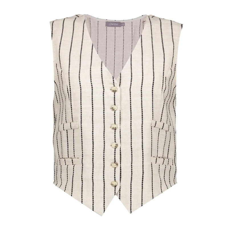 Dames Gilet 55126-20 Geisha ZAND