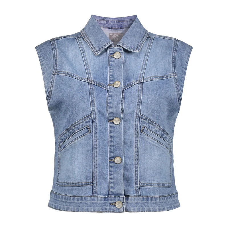 Dames Gilet 55303-10 Geisha BLEACHED BLUE DENIM