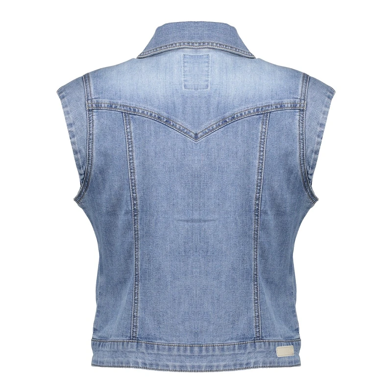 Dames Gilet 55303-10 Geisha BLEACHED BLUE DENIM