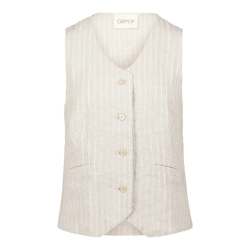 Dames Gilet 87647284 Cartoon NATUREL
