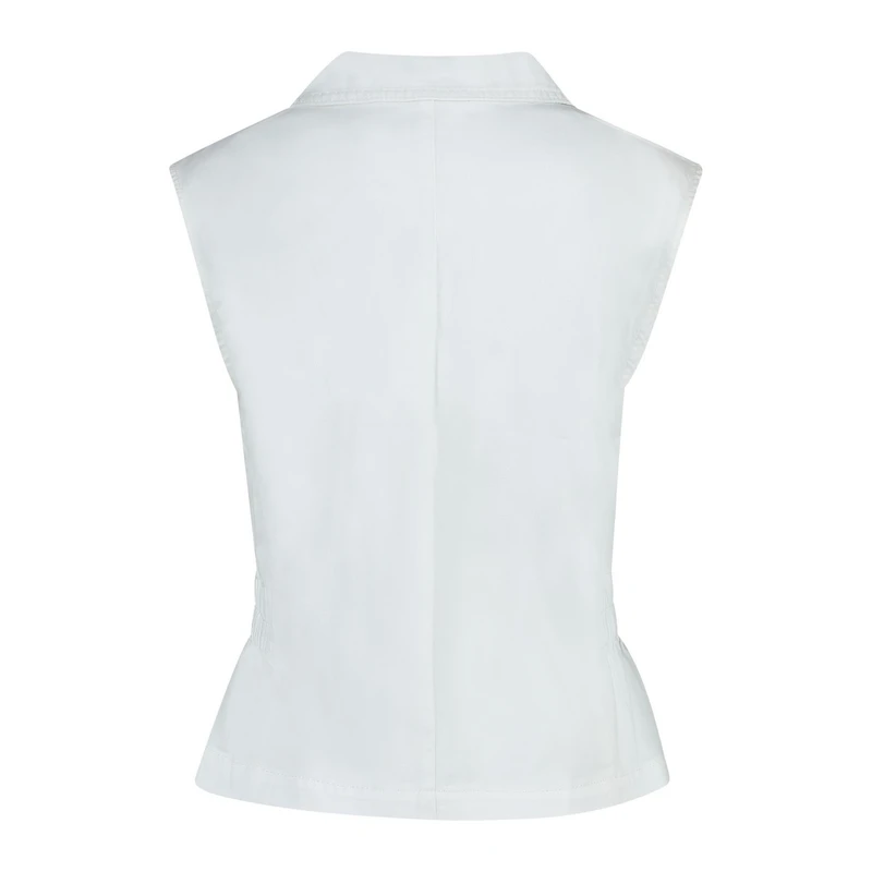 Dames Gilet CS15-25343 Claudia Strater ECRU