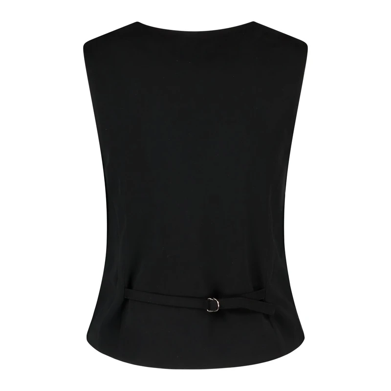 Dames Gilet CS15-25580 Claudia Strater ZWART