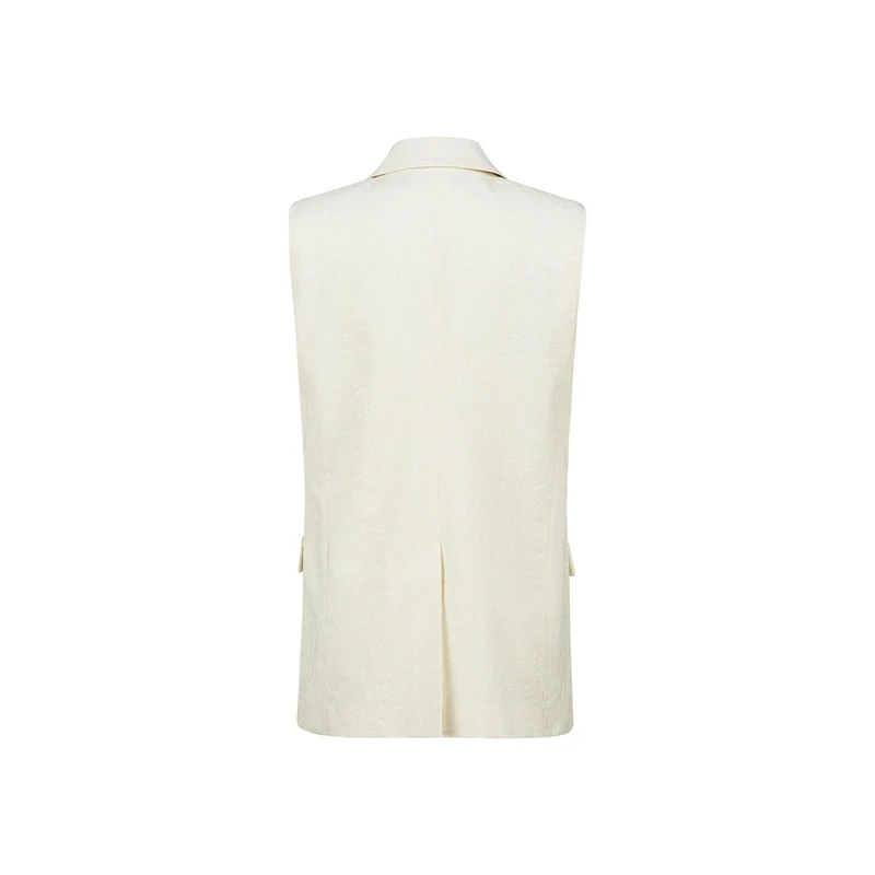 Dames Gilet CS23-15515 Claudia Strater ECRU