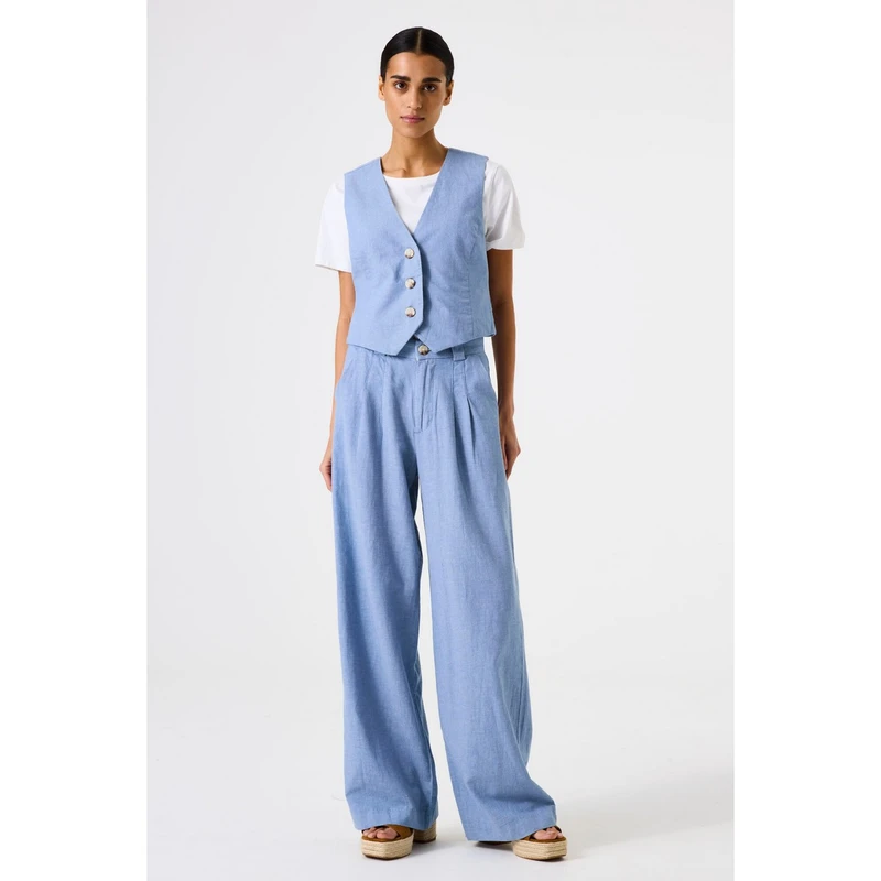Dames Gilet E50294 Garcia INDIGO BLUE