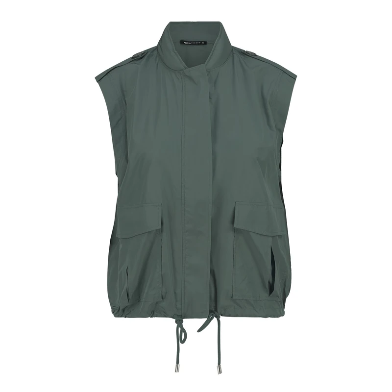 Dames Gilet EX23-15039 Expresso KHAKIGROEN