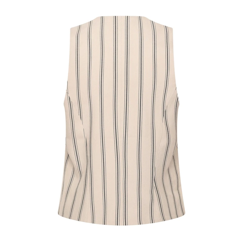 Dames Gilet EX25-15016 Expresso OFF-WHITE