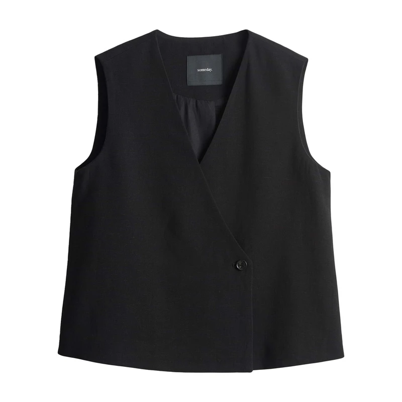 Dames Gilet Nabril Someday ZWART