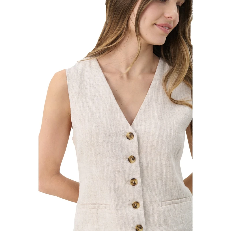 Dames Gilet Nadhia Part Two OFF-WHITE