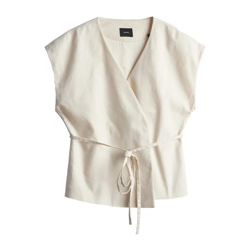 Dames Gilet Nilen Someday NATUREL