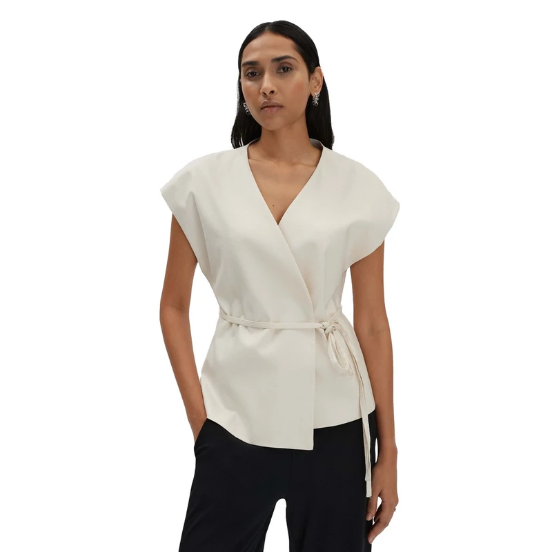 Dames Gilet Nilen Someday NATUREL