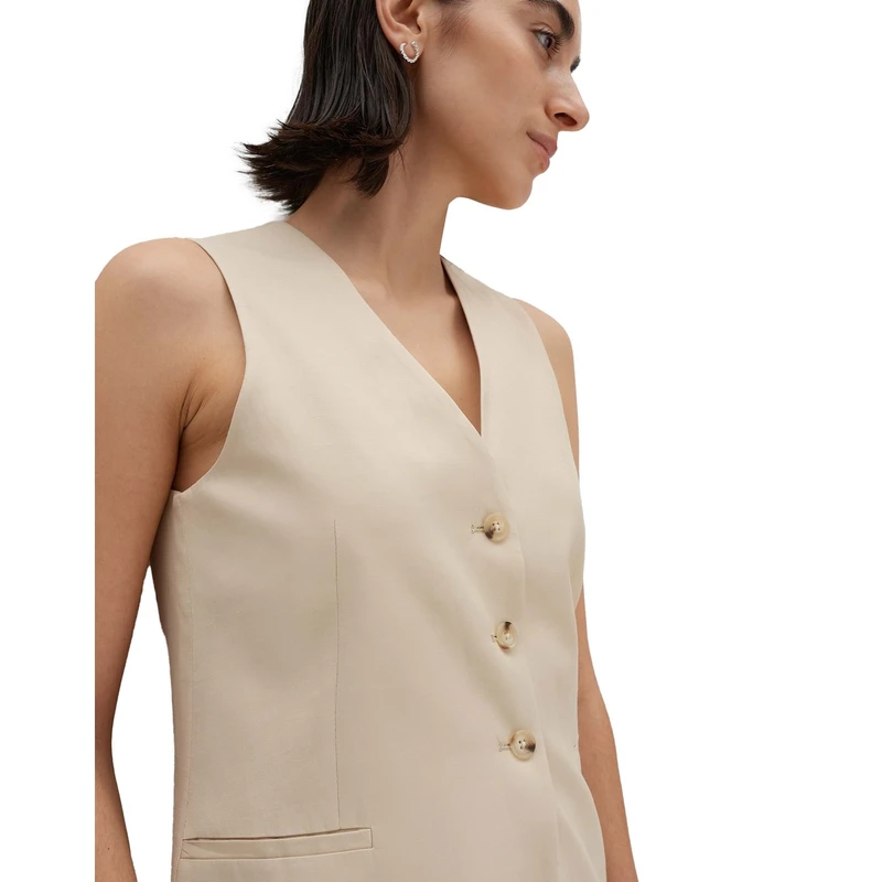 Dames Gilet Noronja Someday NATUREL
