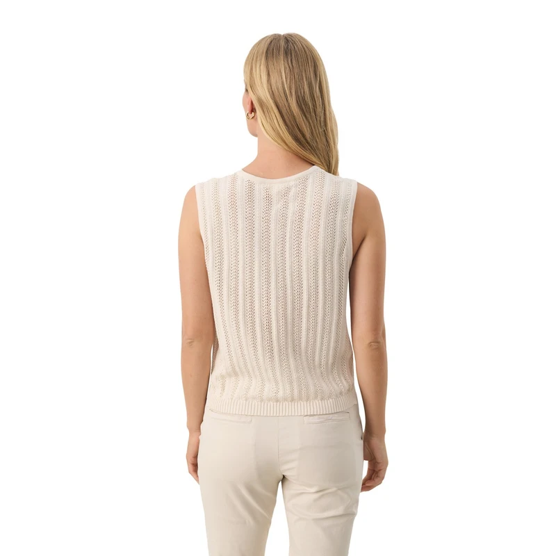 Dames Gilet Rosella Part Two ECRU