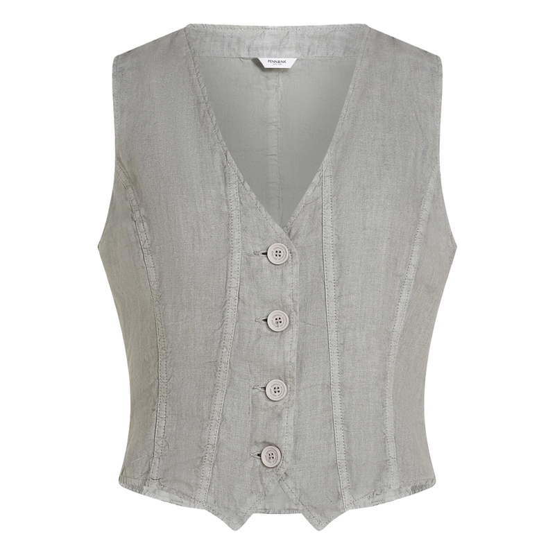 Dames Gilet S25Z750LTD Penn&ink LICHT GRIJS