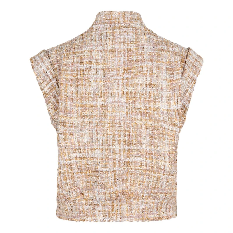 Dames Gilet SP25.19008 esqualo ZAND