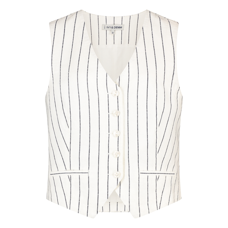 Dames Gilet SVU 4514 Ivy & You OFF-WHITE