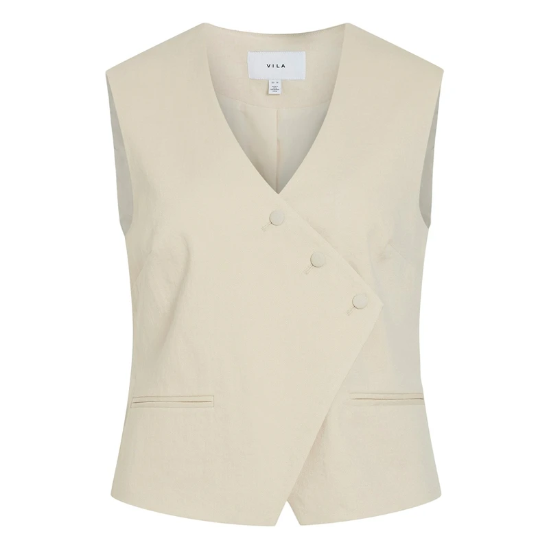Dames Gilet VIFLEA Vila OFF-WHITE