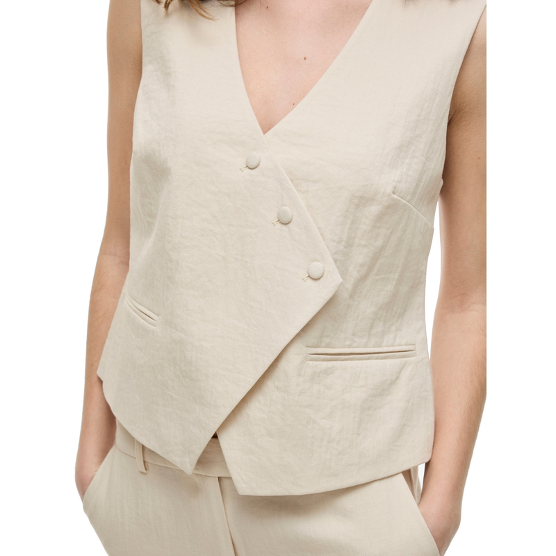 Dames Gilet VIFLEA Vila OFF-WHITE