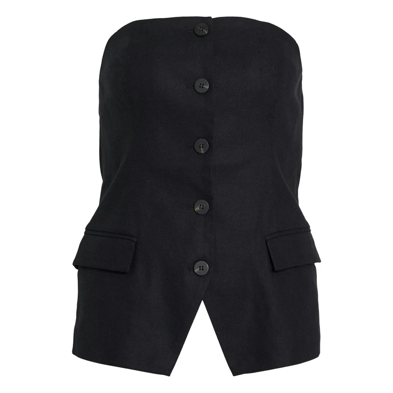Dames Gilet VIPOCKEY Vila ZWART