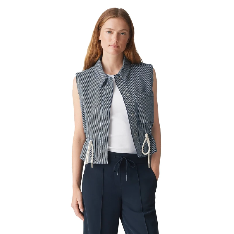 Dames Gilet Walea Opus MID BLUE DENIM