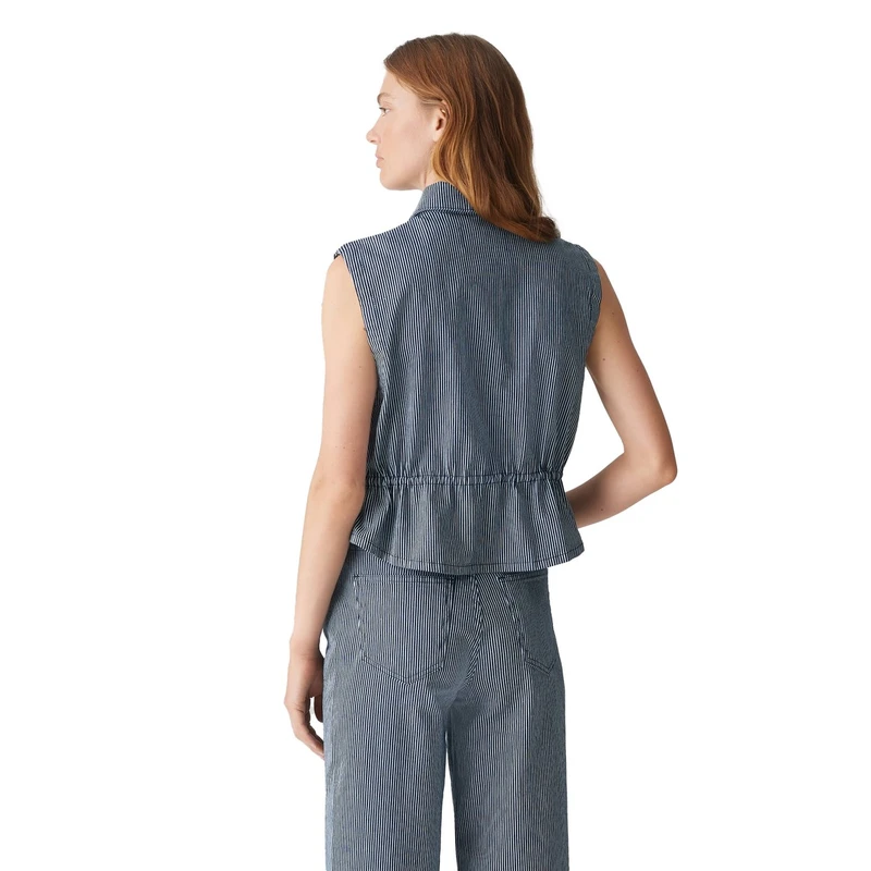 Dames Gilet Walea Opus MID BLUE DENIM