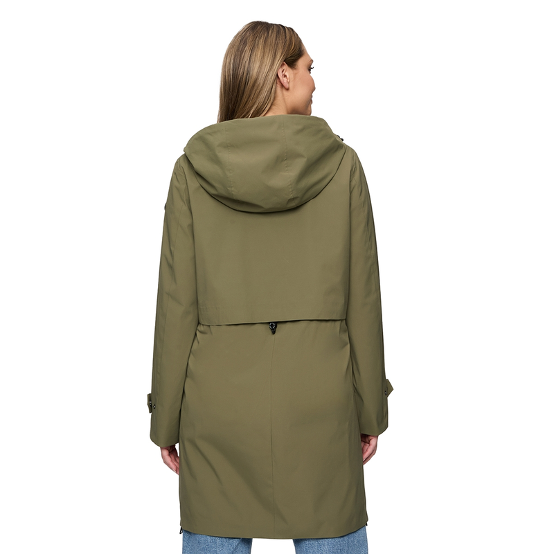Dames Jas Fabienne L-60375 Covered KHAKIGROEN