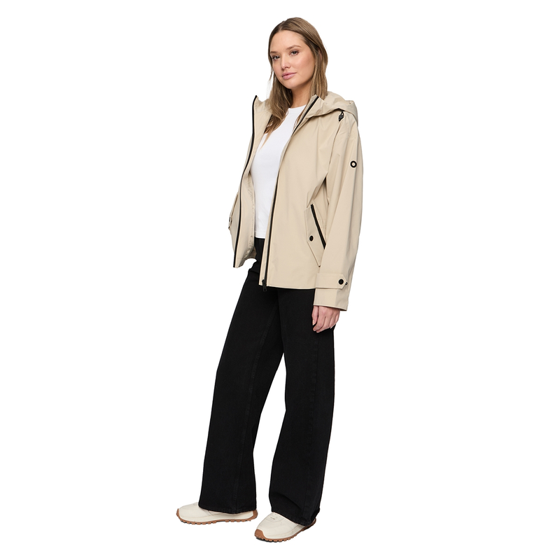 Dames Jas Fae L-60376 Covered ZAND