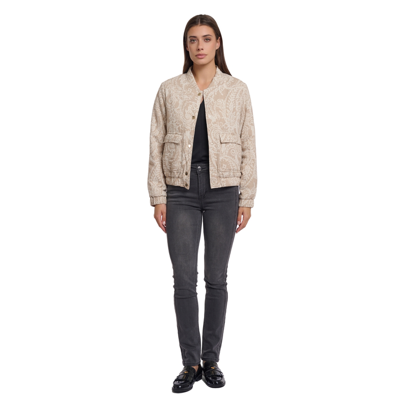 Dames Jas Funfun.7002521 Rino & Pelle BRUIN DESSIN