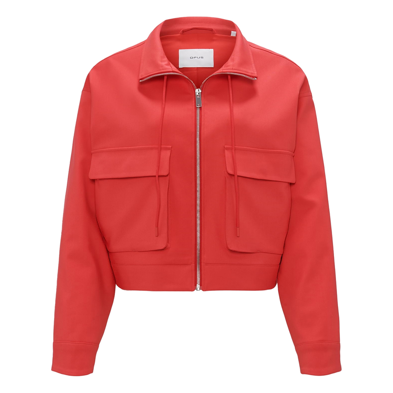 Dames Jas Halva Opus ROOD