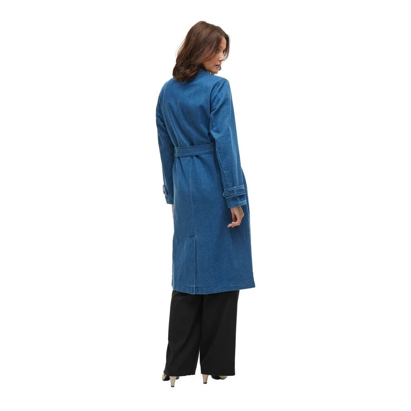 Dames Jas VICI Vila MID BLUE DENIM