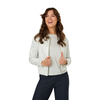 Dames Jasje 24178 bomber silver foil