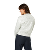 Dames Jasje 24178 bomber silver foil