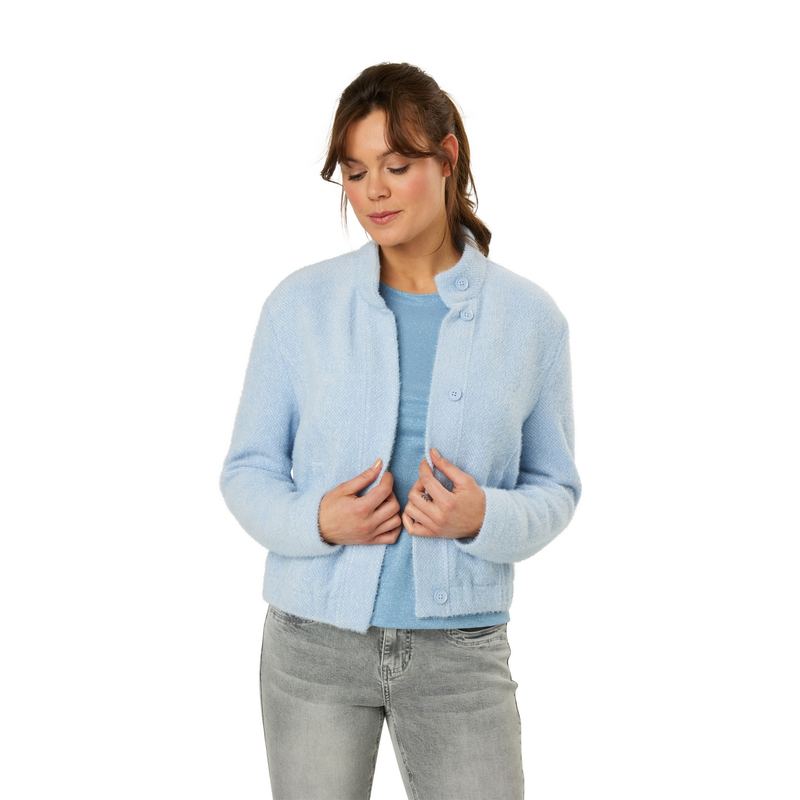 Dames Jasje 25000 jasje fluffy Ivy & You BLEU