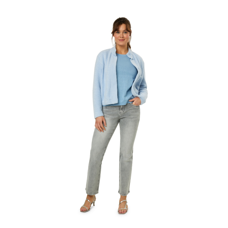 Dames Jasje 25000 jasje fluffy Ivy & You BLEU