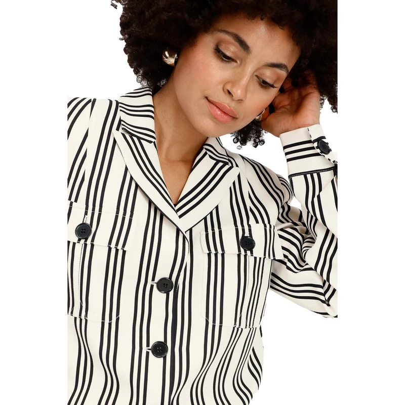 Dames Jasje 410043 Monari ZWART DESSIN