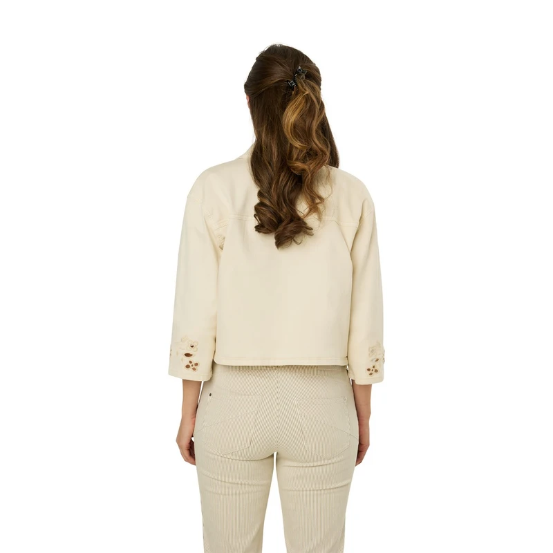 Dames Jasje Evijasoffwhitedenim Gardeur Collectie ECRU