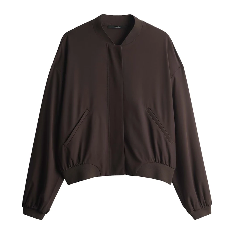 Dames Jasje Narlie detail Someday DONKER BRUIN