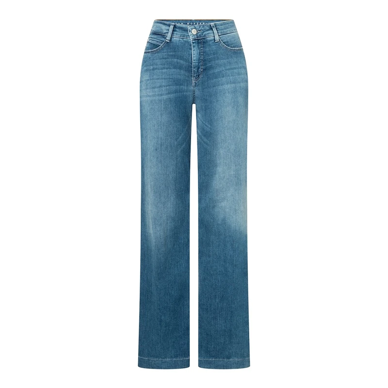 Dames Jeans 0351L544190DREAM WIDE MAC MID BLUE DENIM