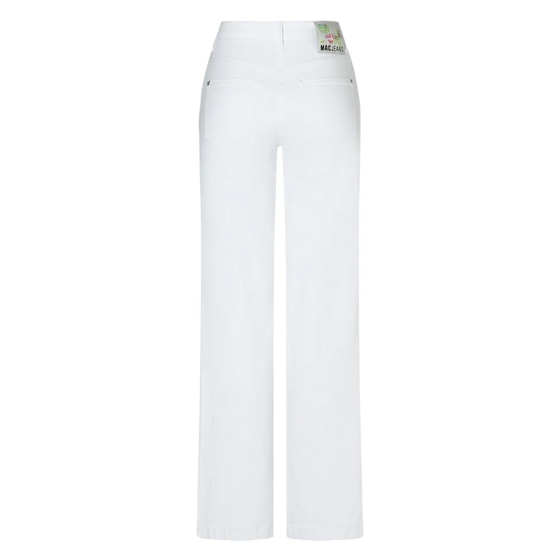 Dames Jeans 0351L544190DREAM WIDE MAC WHITE DENIM