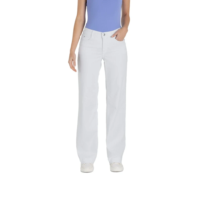 Dames Jeans 0351L544190DREAM WIDE MAC WHITE DENIM