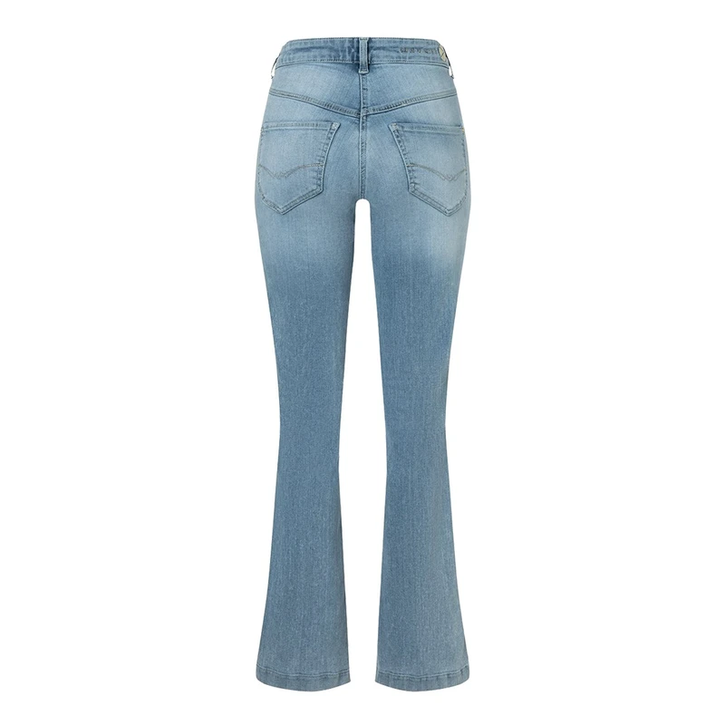 Dames Jeans 0358L543390DREAM BOOT MAC LIGHT BLUE DENIM