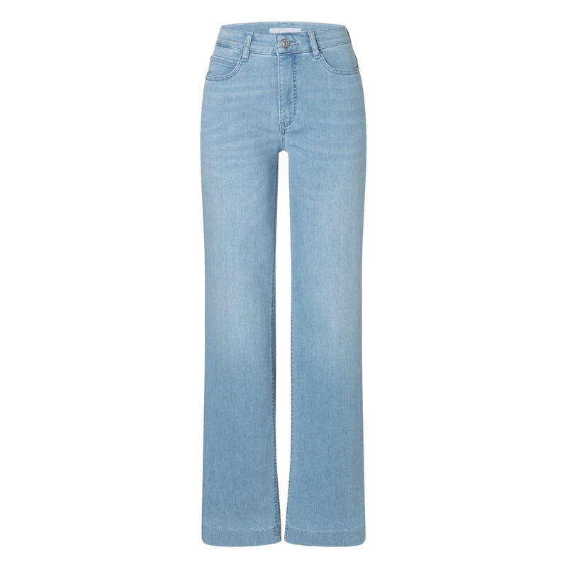 Dames Jeans 0387L522890WIDE MAC BLEACHED BLUE DENIM
