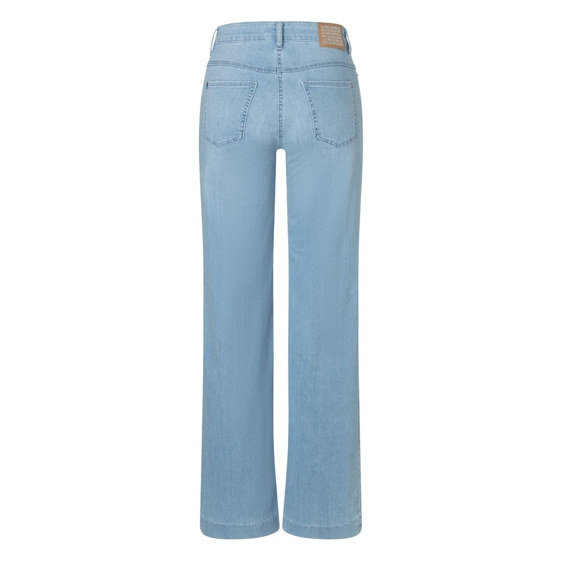 Dames Jeans 0387L522890WIDE MAC BLEACHED BLUE DENIM