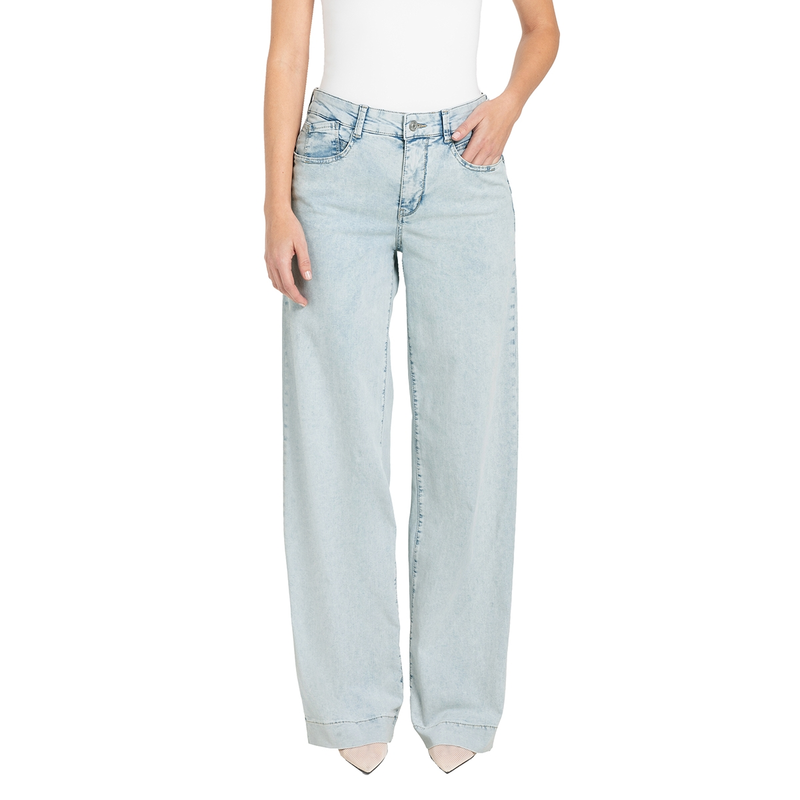 Dames Jeans 0391523390 MAC BLEACHED BLUE DENIM