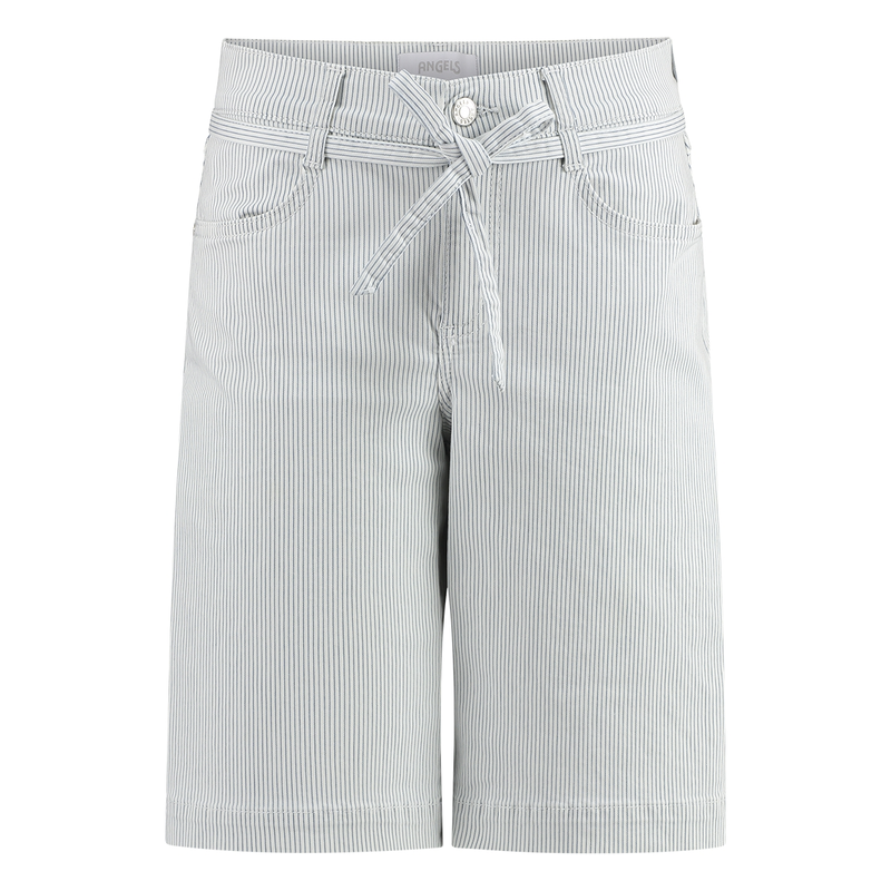 Dames Jeans 231183000 WIDE LEG SHORT BELT Angels BLEU