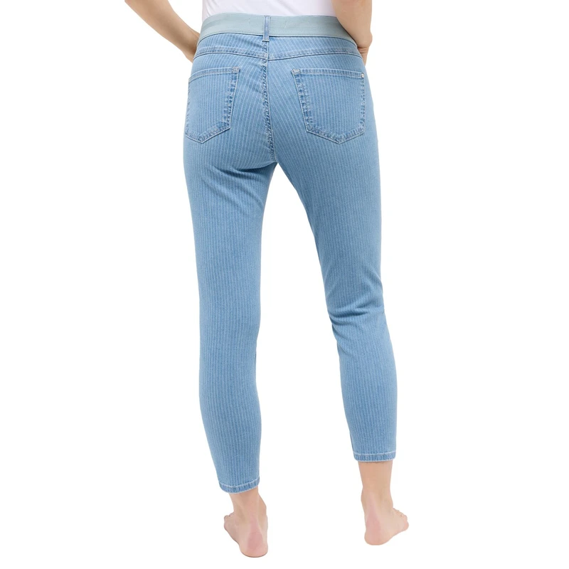 Dames Jeans 248688907 ORNELLA SPORTY Angels BLEACHED BLUE DENIM