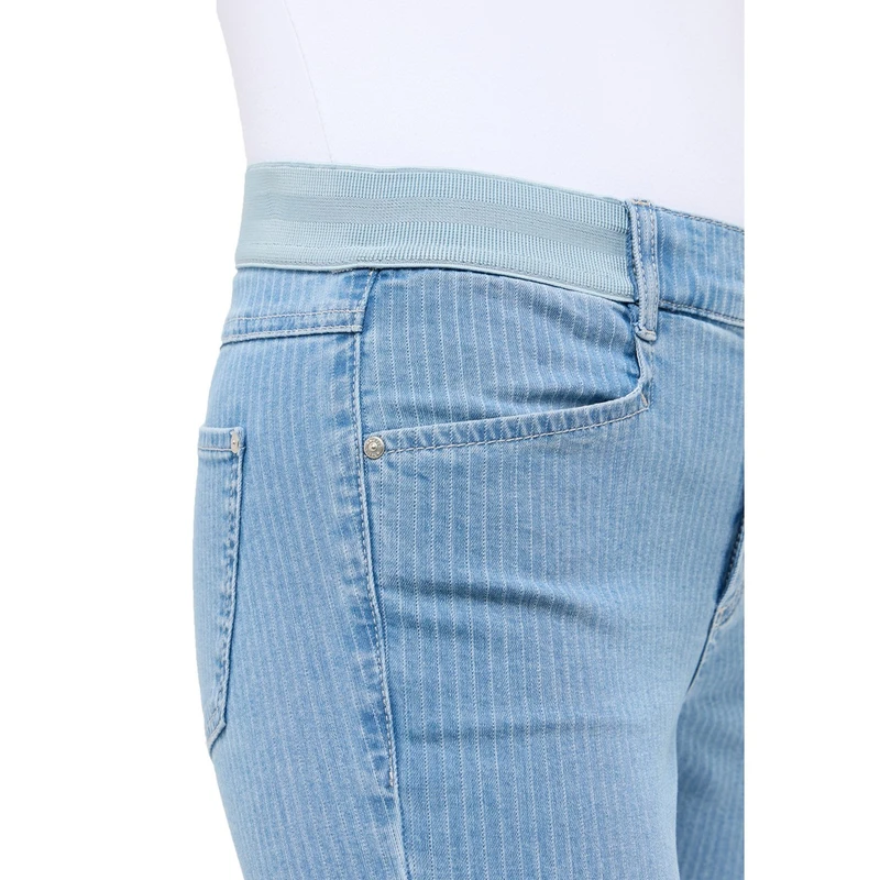 Dames Jeans 248688907 ORNELLA SPORTY Angels BLEACHED BLUE DENIM