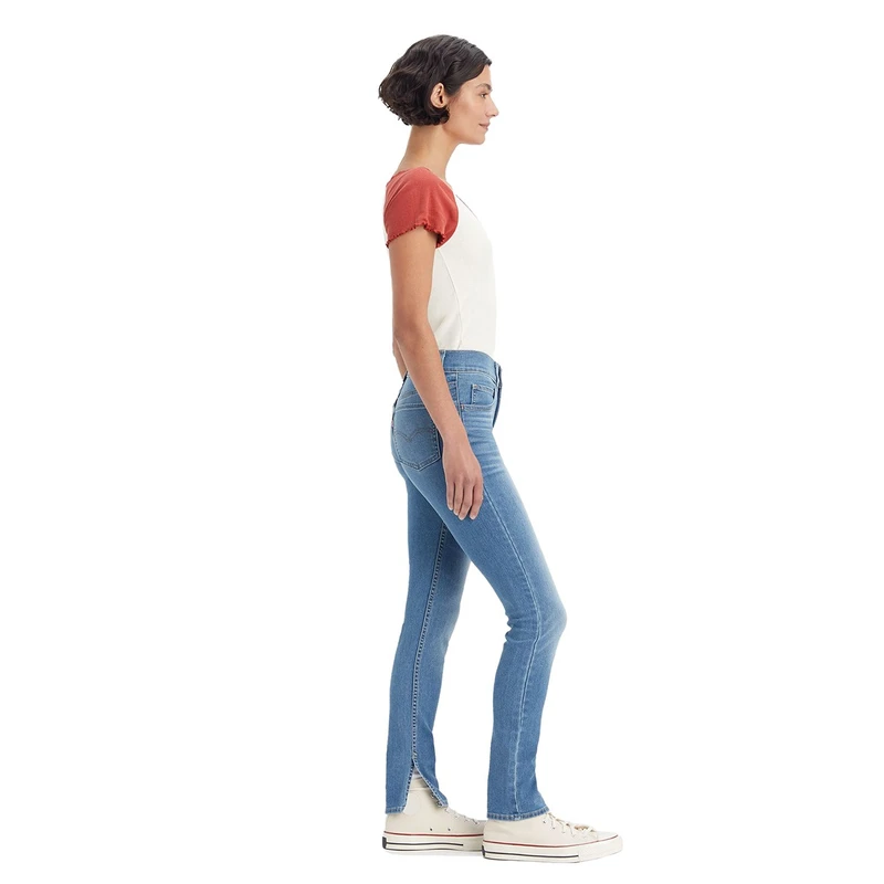 Dames Jeans 311 STICK THE LANDING Levi's MID BLUE DENIM